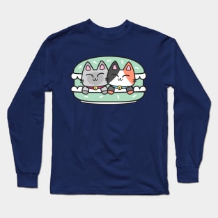 Macaron Cats! Long Sleeve T-Shirt